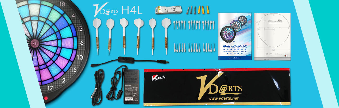 VDarts H4L Online Global Dart Board